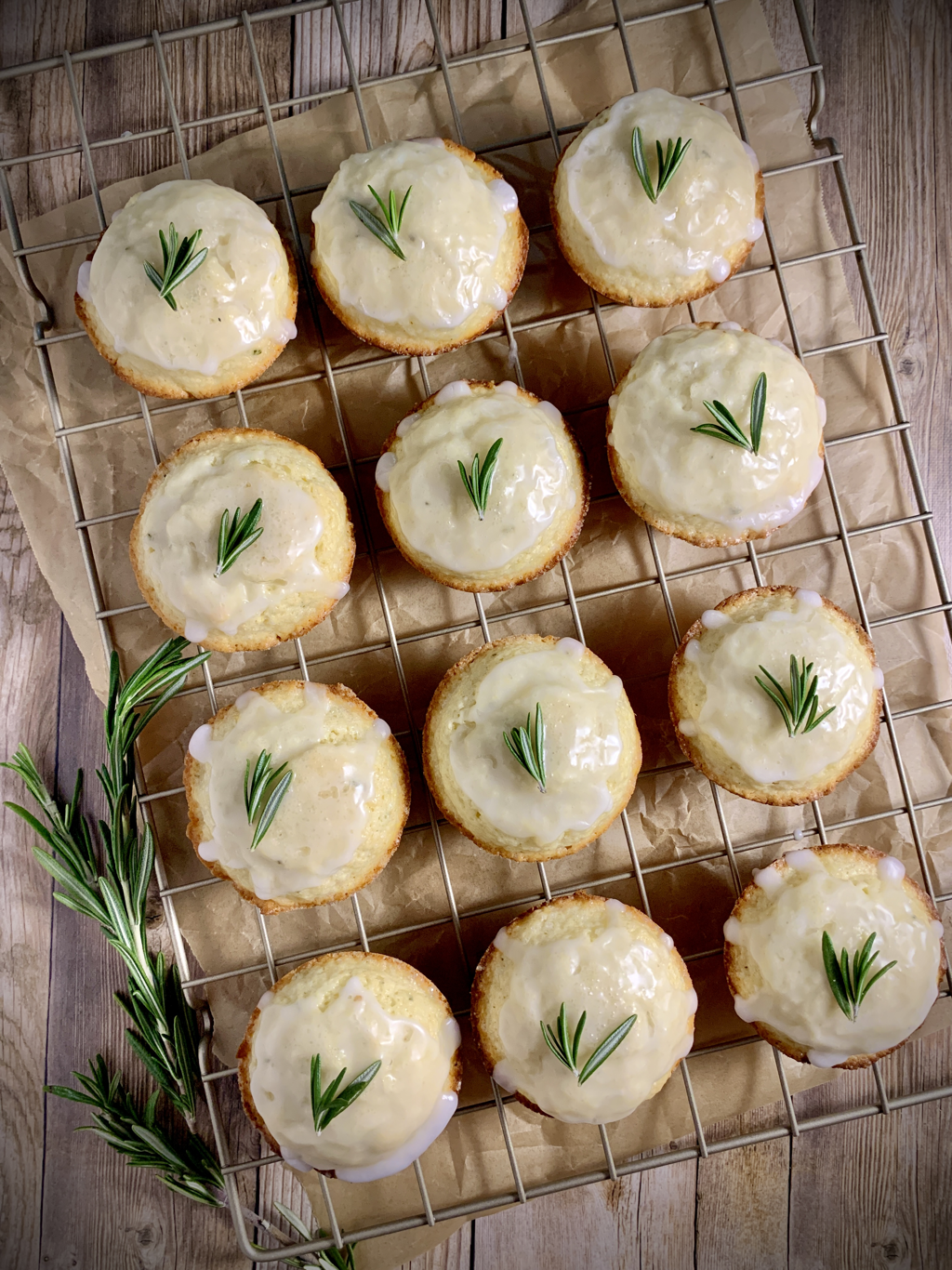 Lemon Rosemary Muffins